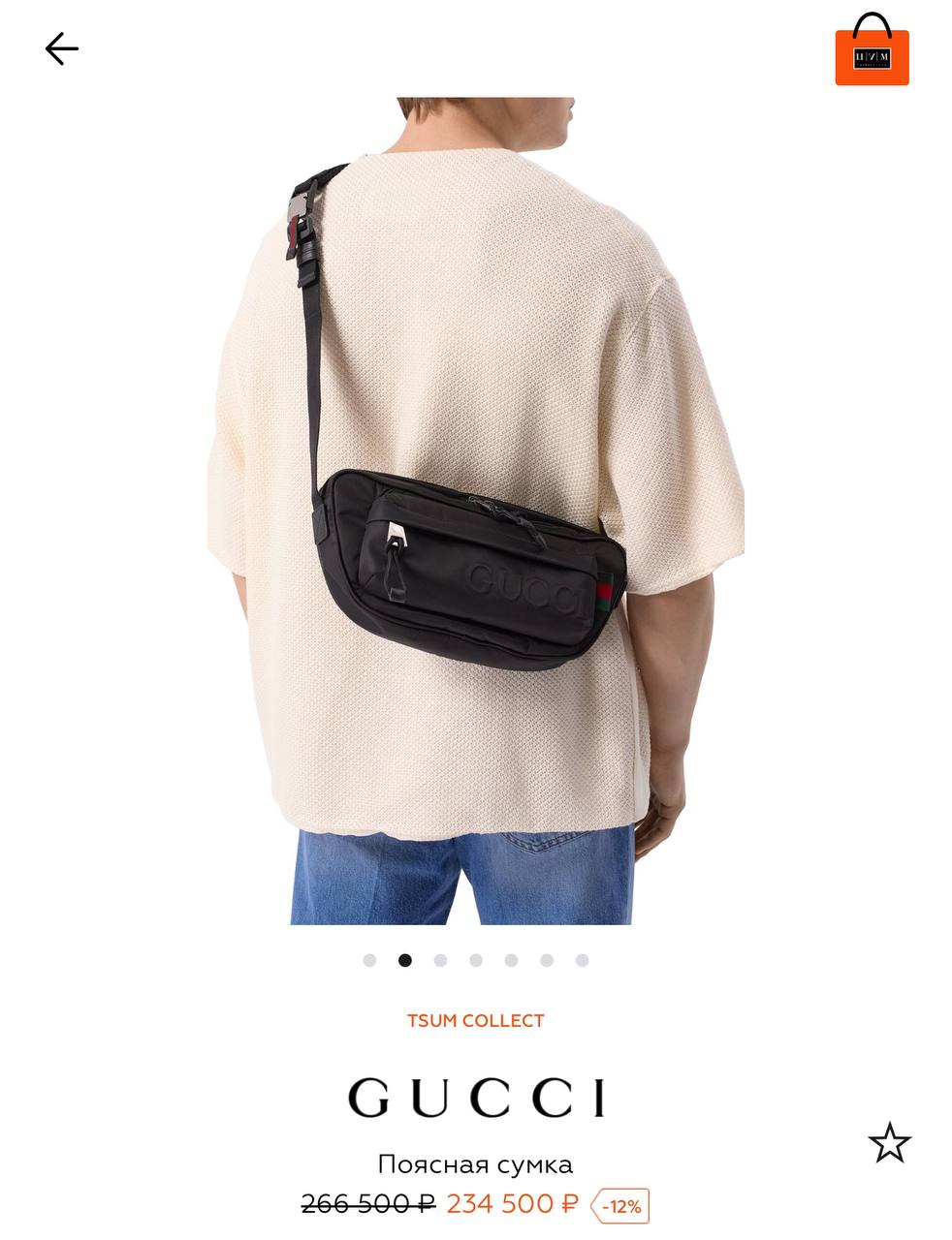 Поясная сумка GUCCI в качестве дубликат