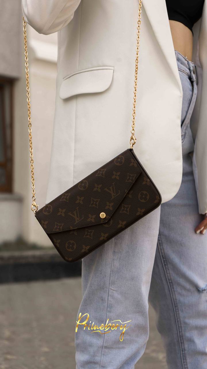 Клатч Felicie из канвы Monogram