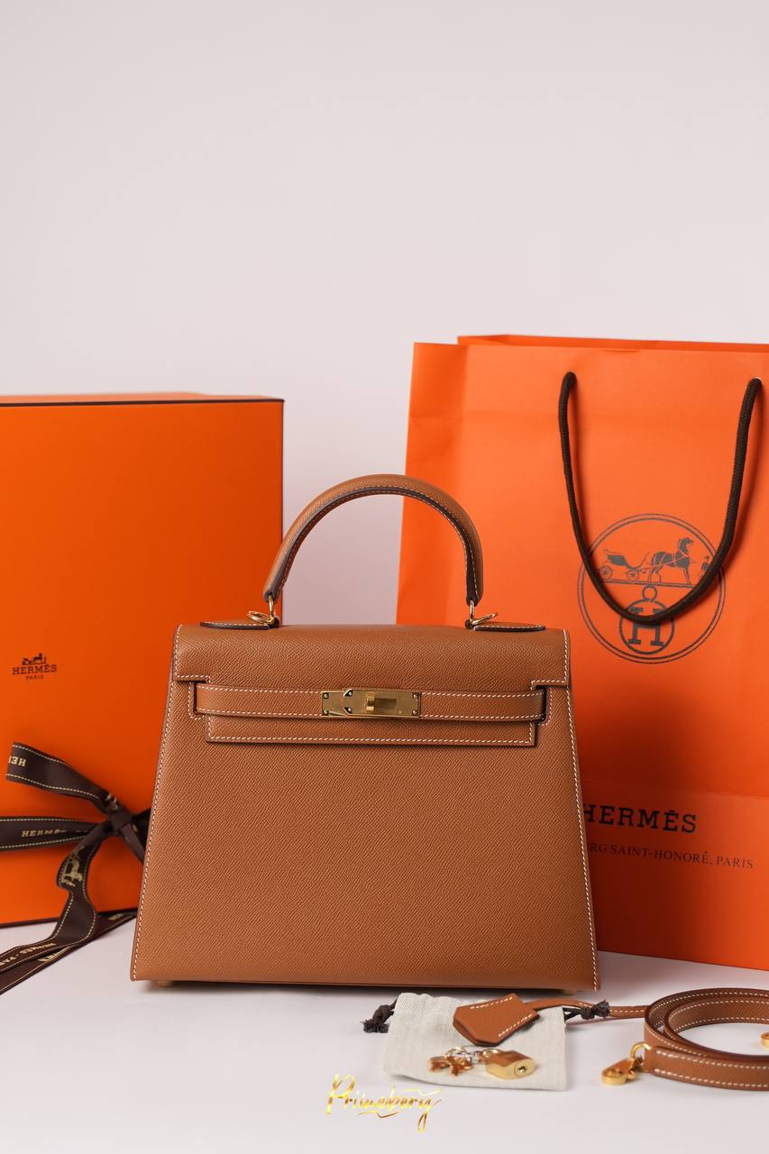 Сумка Hermes «Kelly Togo Gold»