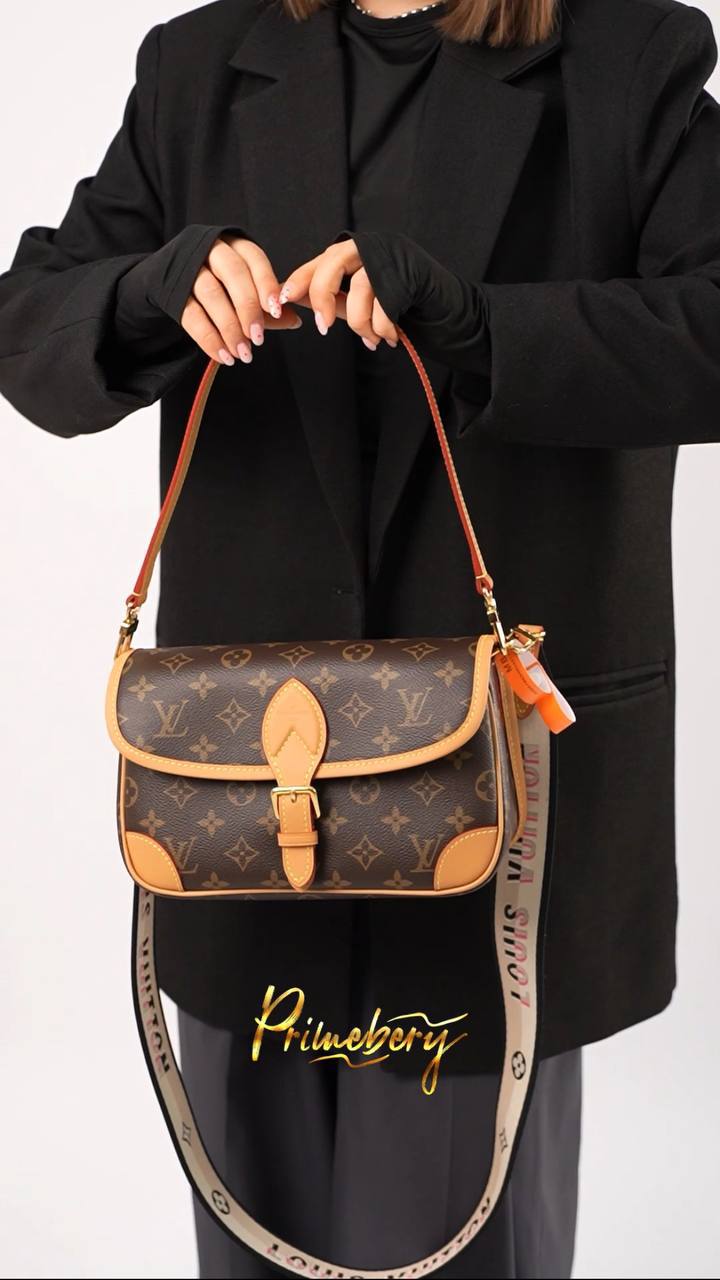 Сумка Сэтчел Diane из канвы Monogram — актуальная интерпретация мо