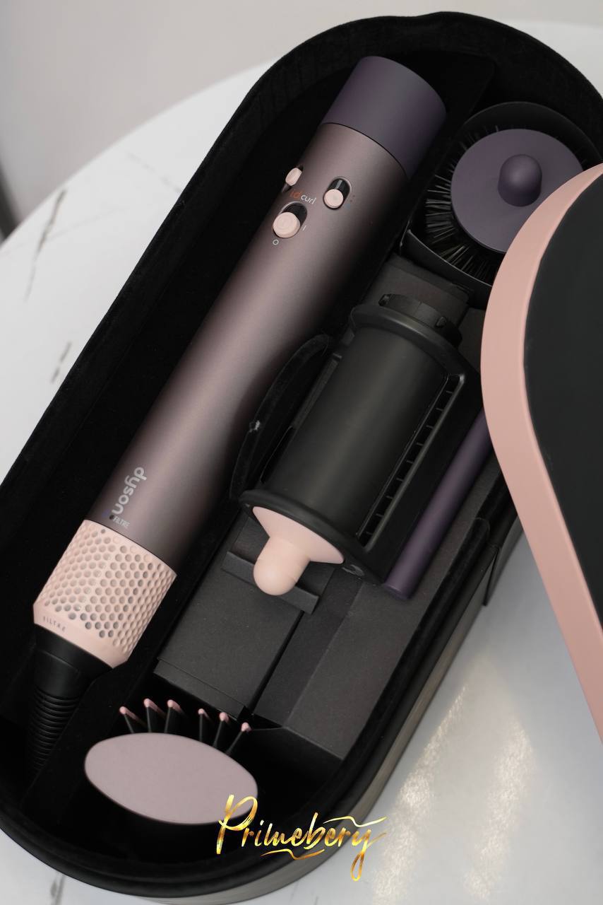 Стайлер Dyson HS08 Airwrap id в новом цвете Jasper Plum с фирменным кейсом для хранения