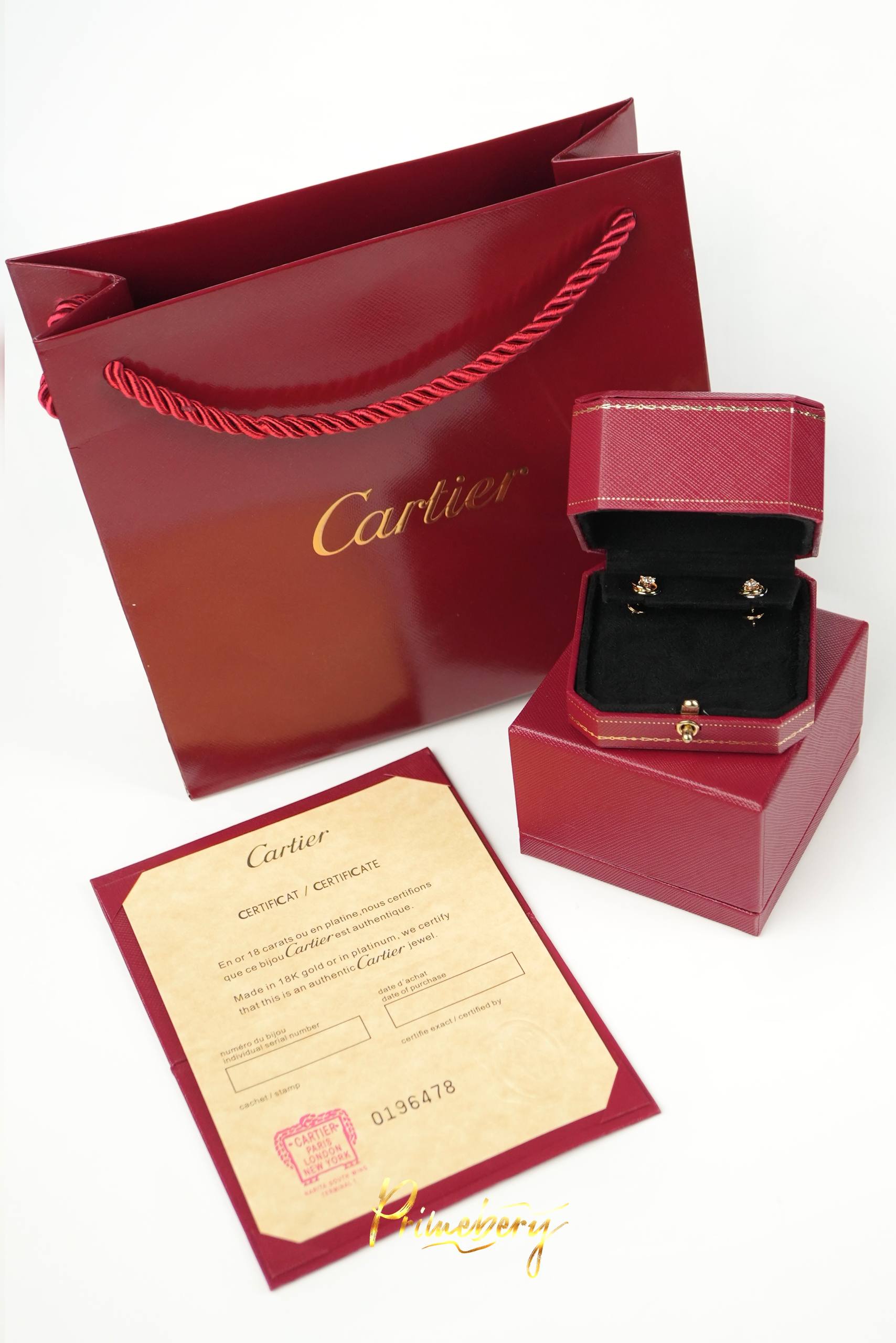 Серьги Cartier
