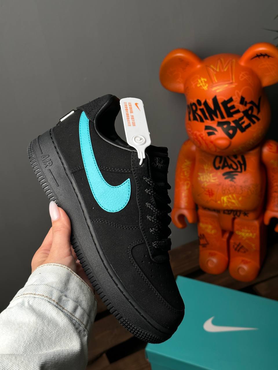 Кроссовки Nike air force х Tiffany