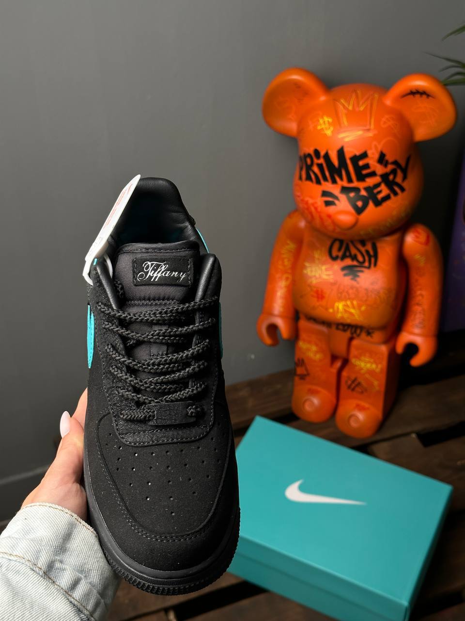 Кроссовки Nike air force х Tiffany