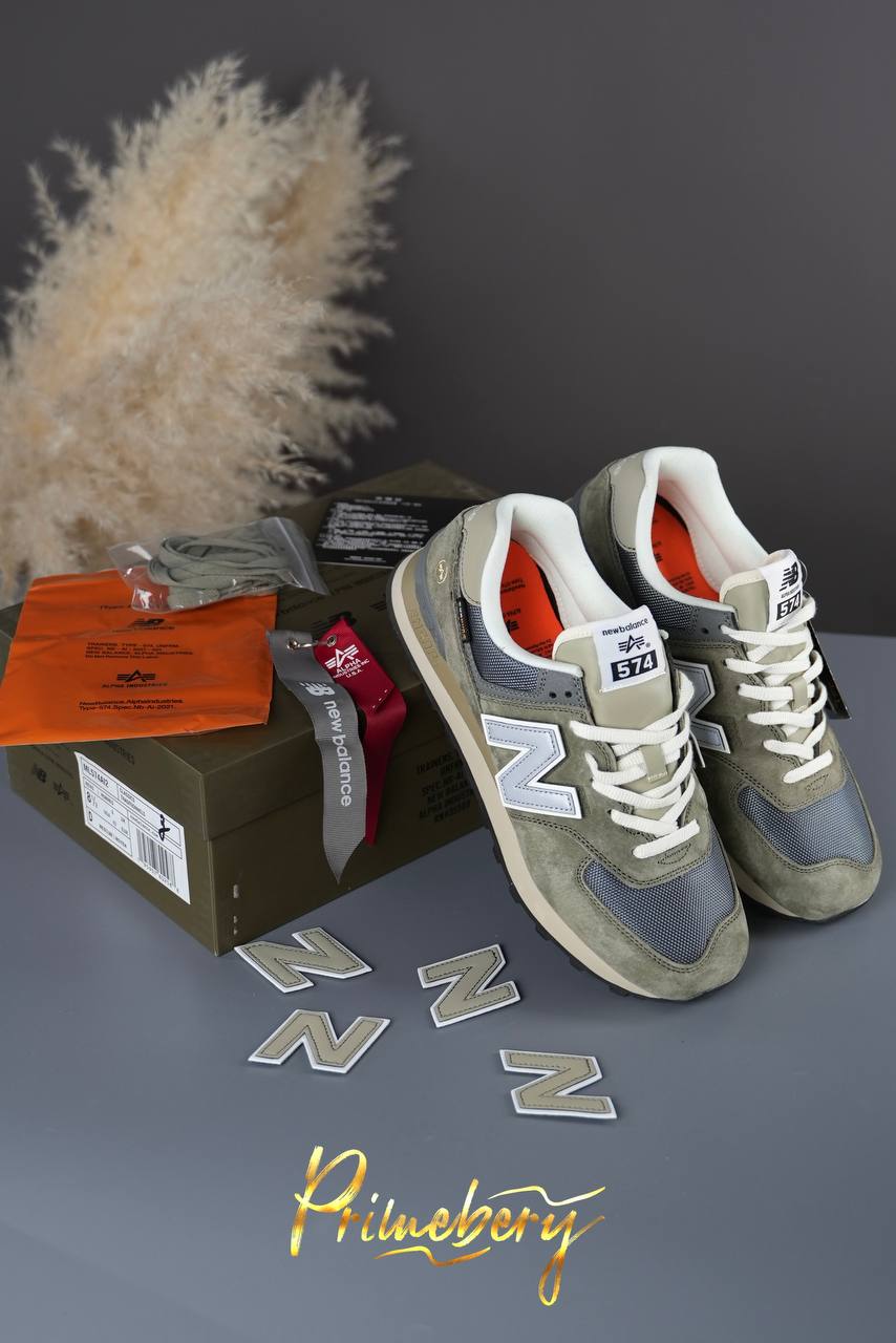 New Balance Alpha Industries x 574 ‘Sedona Seige Grey